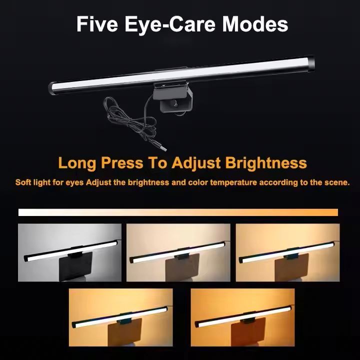 Dimmbare USB-LED-Leuchtleiste für Monitore 4