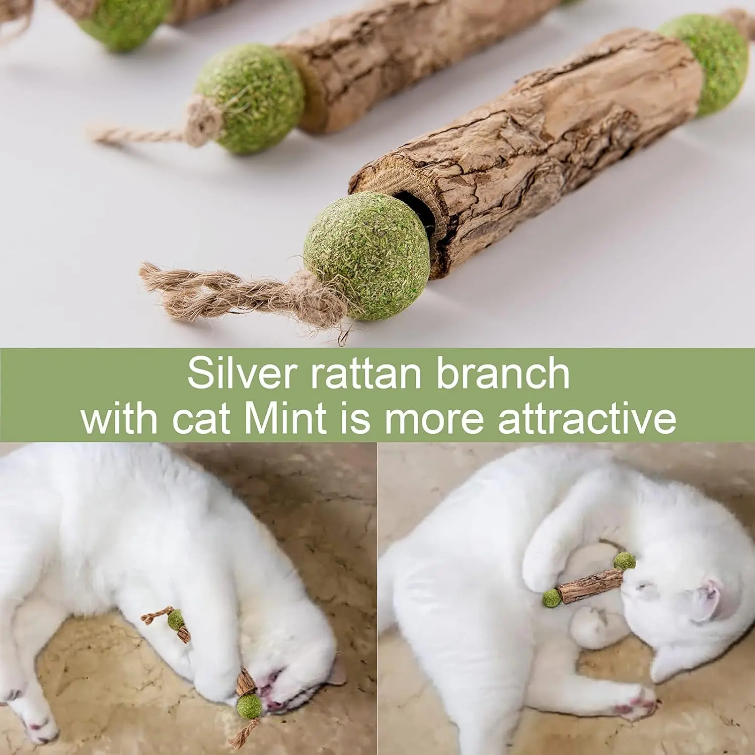 Katzenminze-Zahnpflegesnack-Stick für Katzen 2