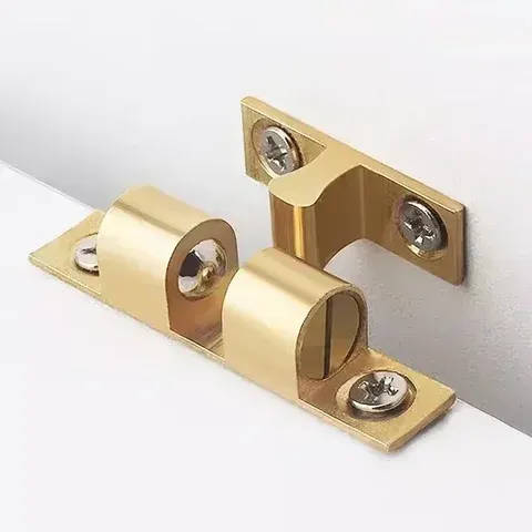 Messing-Kugelschnäpper für Möbeltüren, 3er-Set