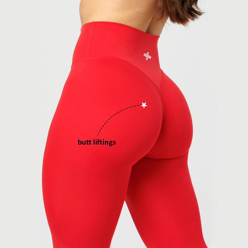Vierwege-Stretch Po-Lift Yogaleggings für Damen 4