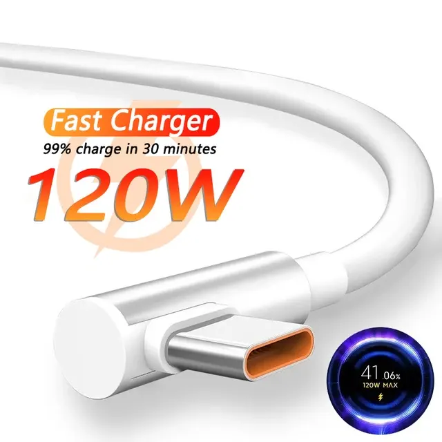 120W USB-A auf Typ-C Schnellladegerät-Kabel 2