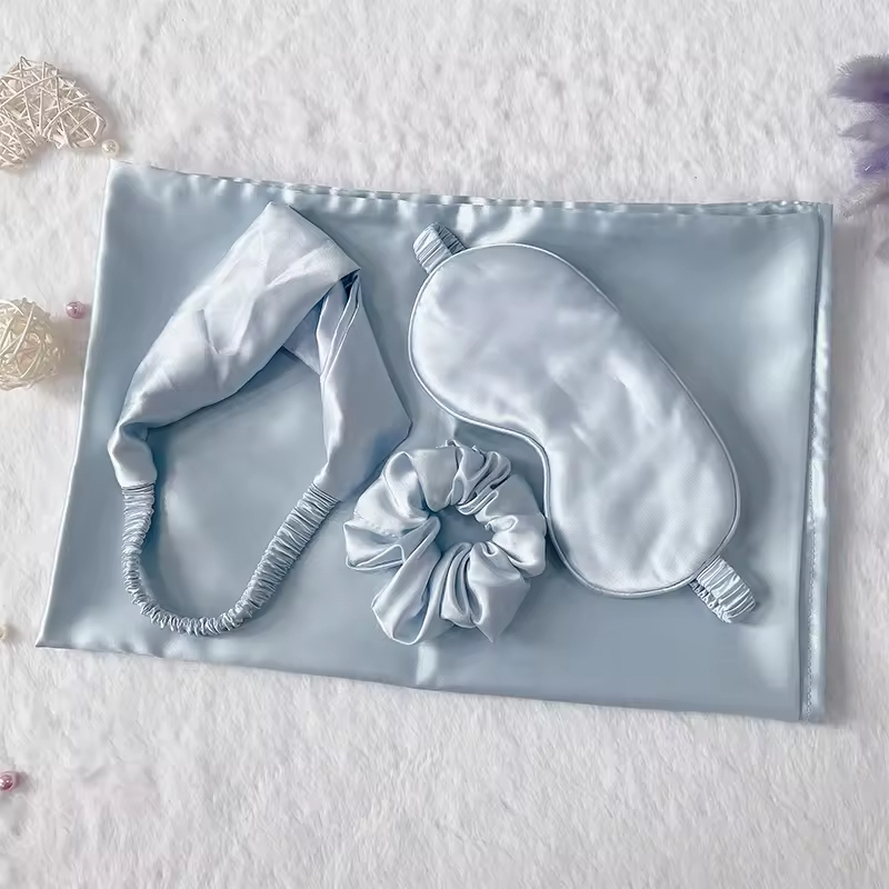 Satin-Schlafmaske-Set mit Haarband 2