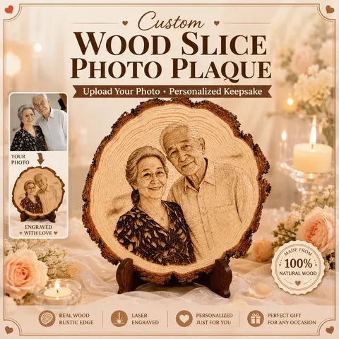 Holz-Fotoornament