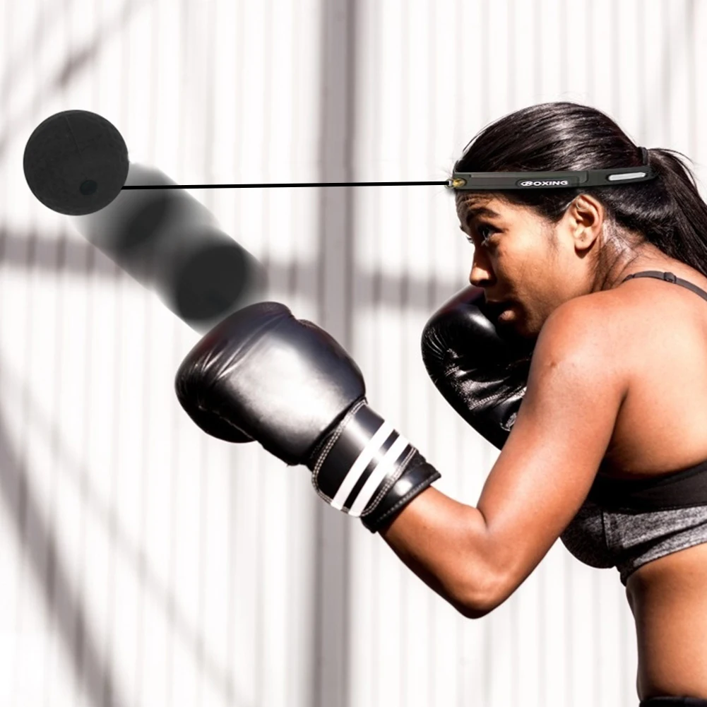 Reflex-Boxball mit Stirnband und Gummiball 3