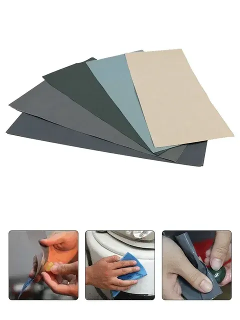Feines Nass-Trockenschleifpapier-Set, 5 Stück 4