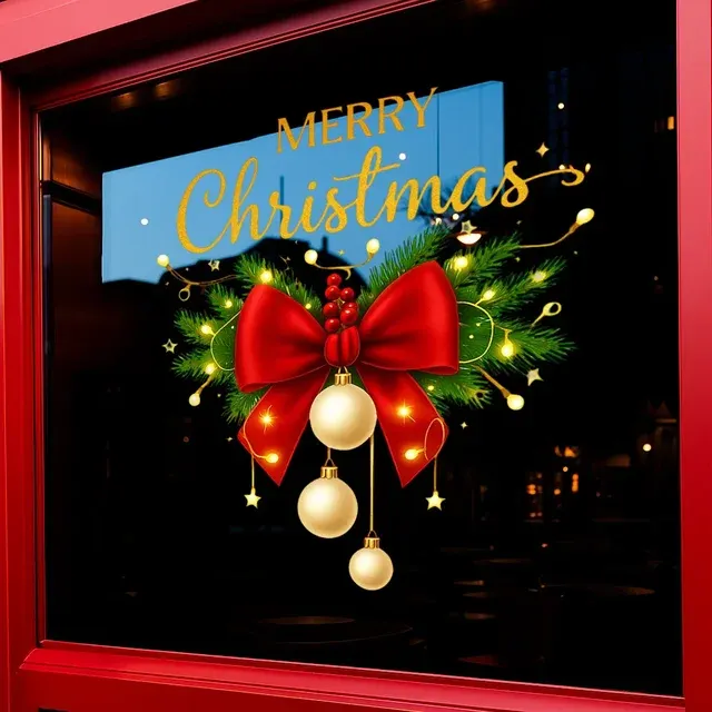 Weihnachts-Fensterdeko 3