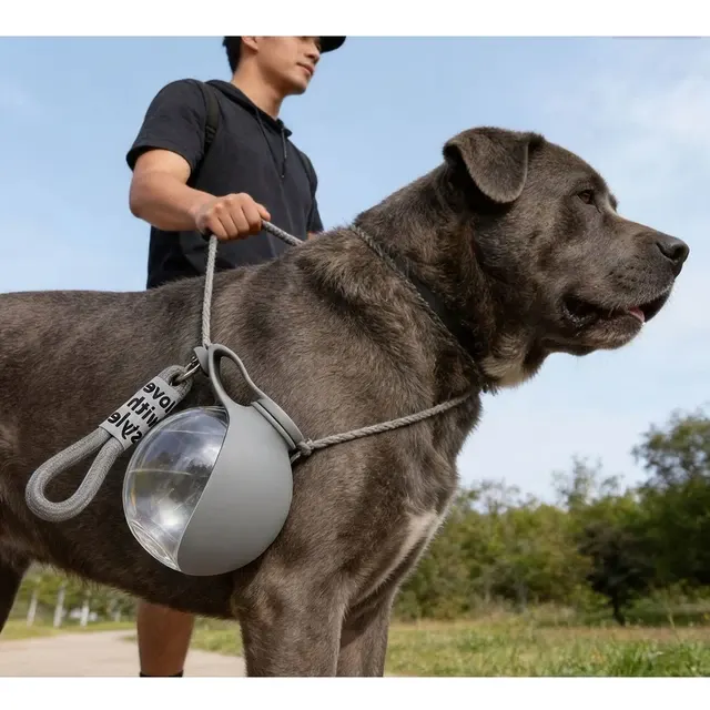 Hunde-Wasserflasche mit Napf 4