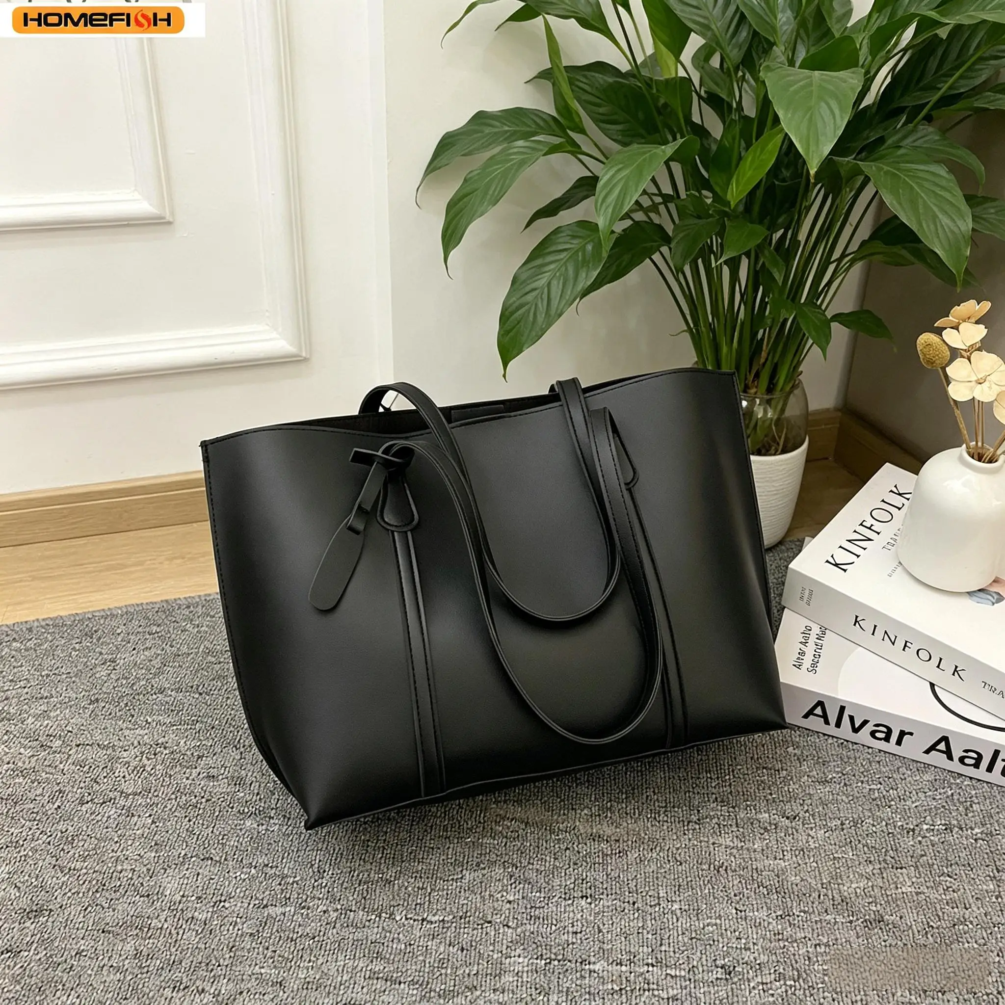 Lederhandtasche