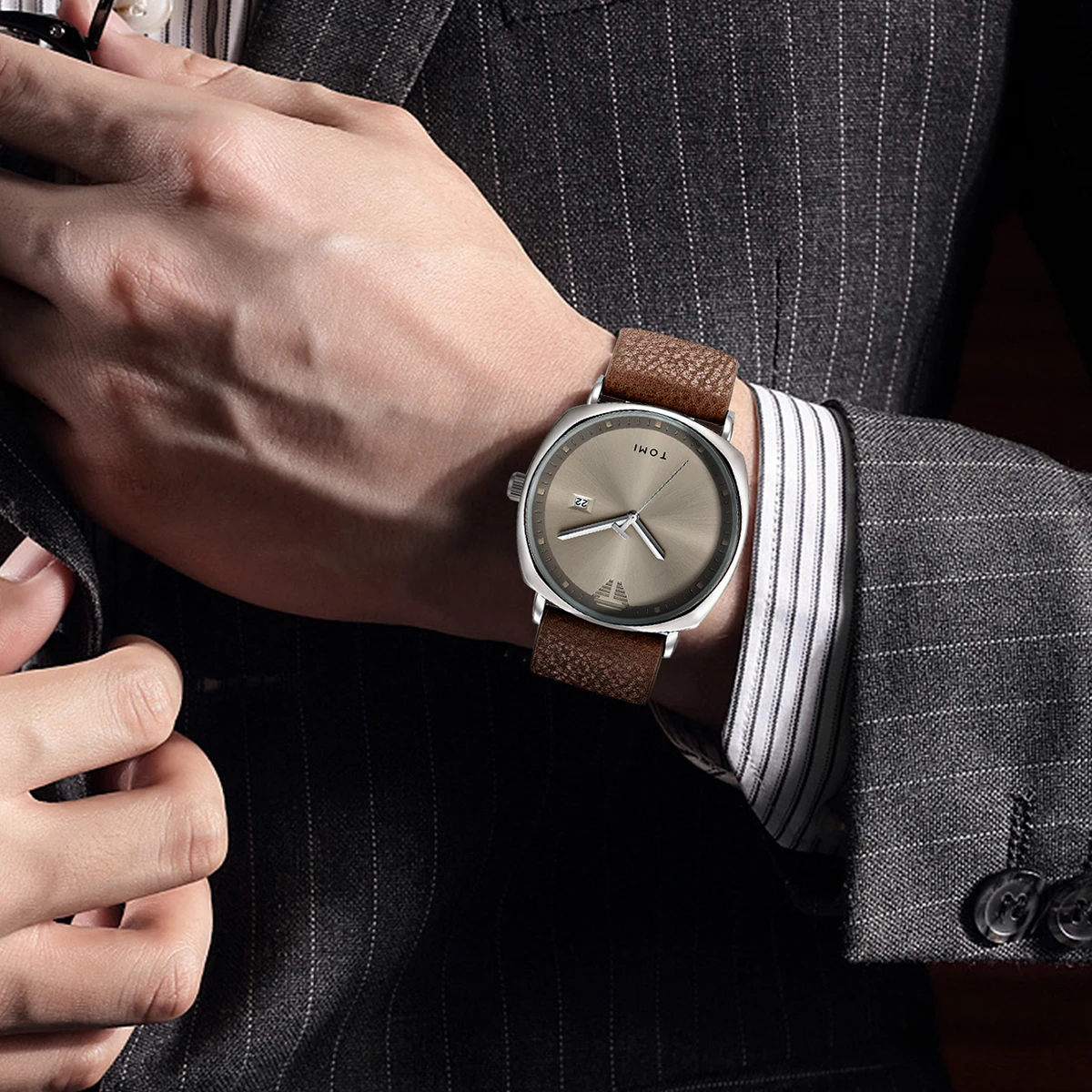 Herren-Lederuhr 3