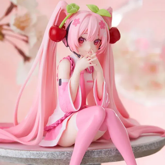 Rosa Hatsune Miku Kirschblüten-Figur 4