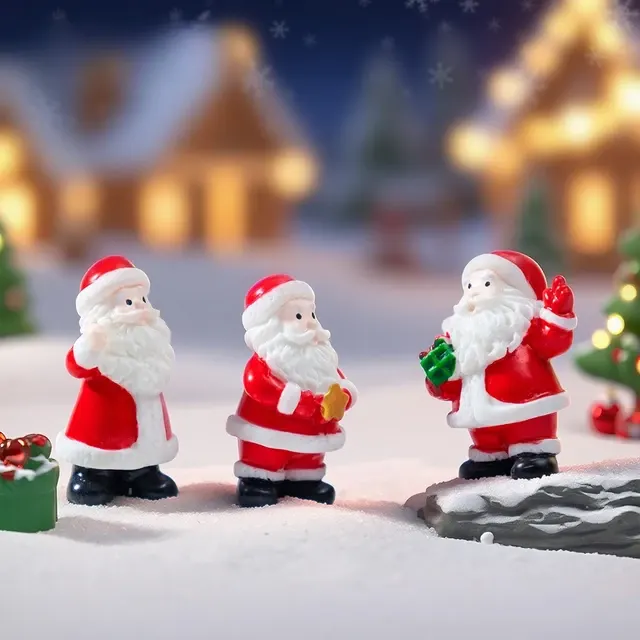 Mikrolandschaft Weihnachtsdeko-Set 3
