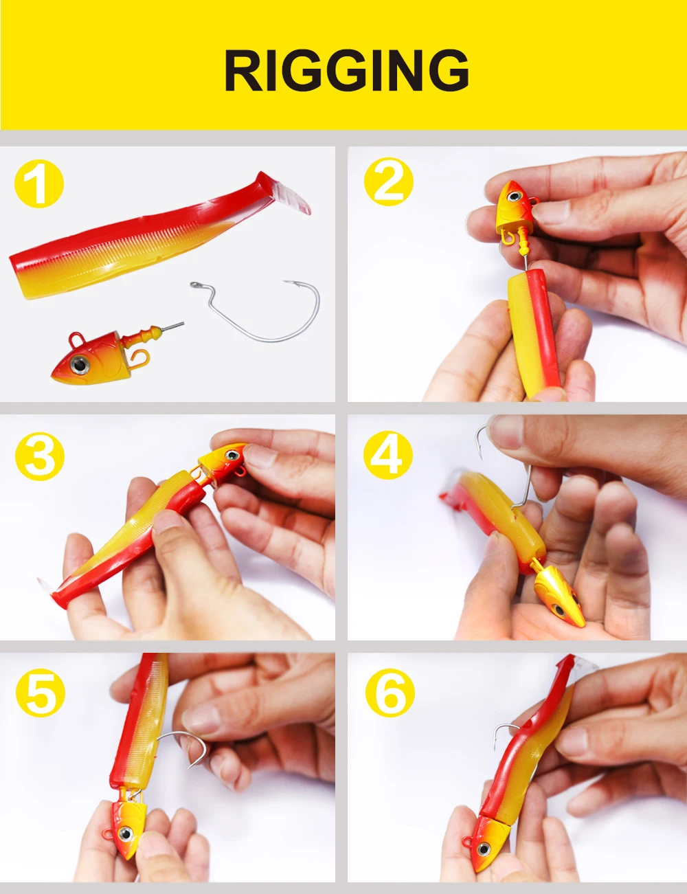 Gummiköder Jig 3