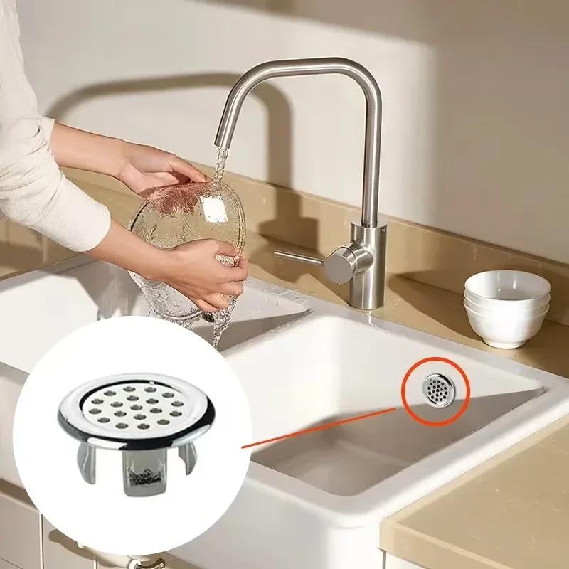 Runde Überlaufblende für Waschbecken 2