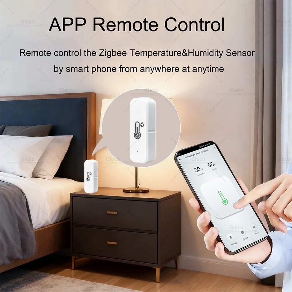 Zigbee-Mini-Thermo-Hygrometer für Innenräume 4