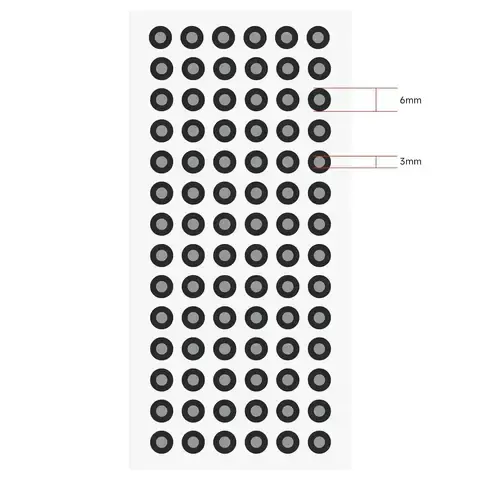 3D-Scan-Marker 3 mm und 6 mm Tracking-Punkte