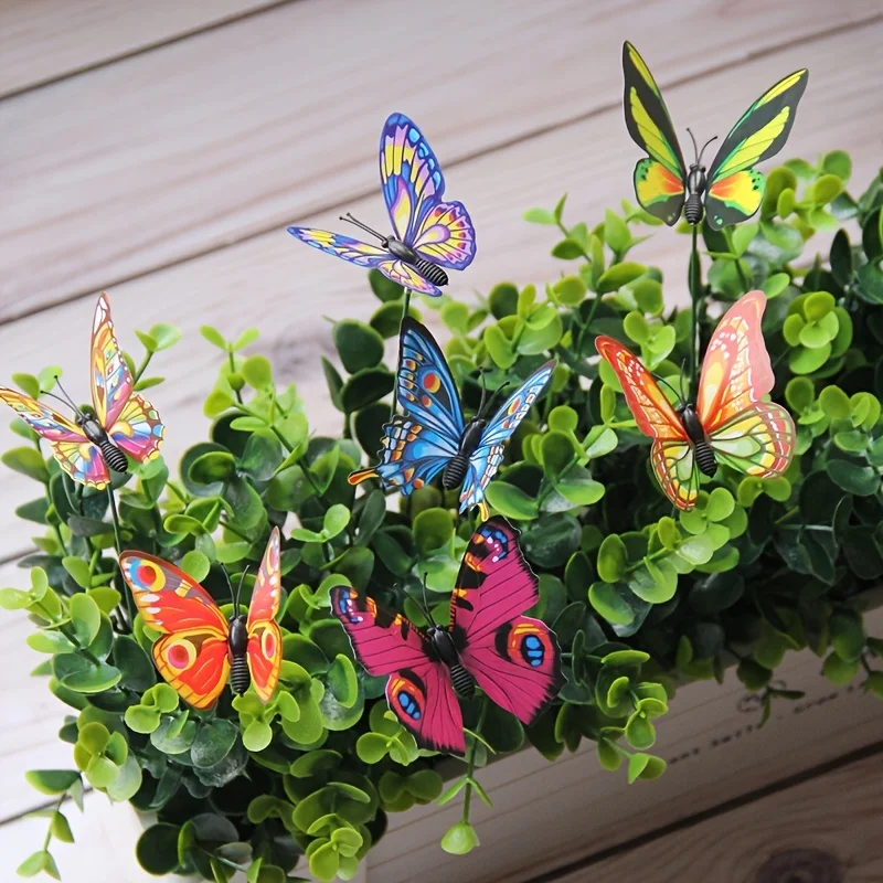 Schmetterlings-Dekostäbe für Garten und Terrasse 4