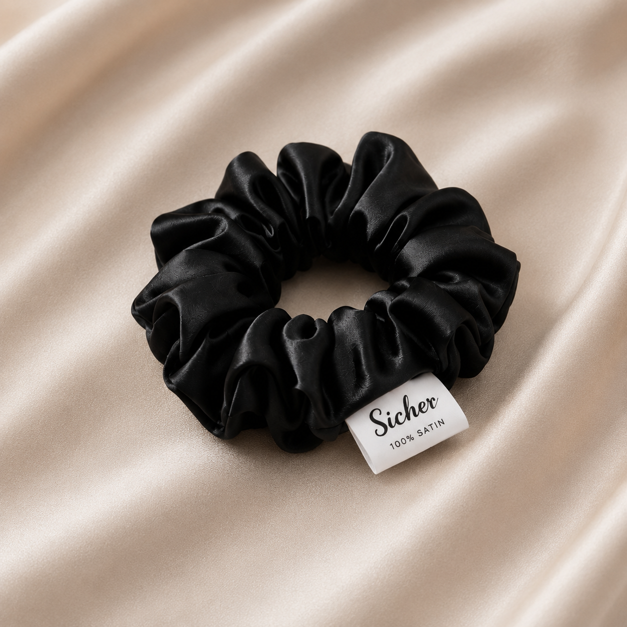 Mädchen Seidenoptik Haarbänder Satin Scrunchies 2