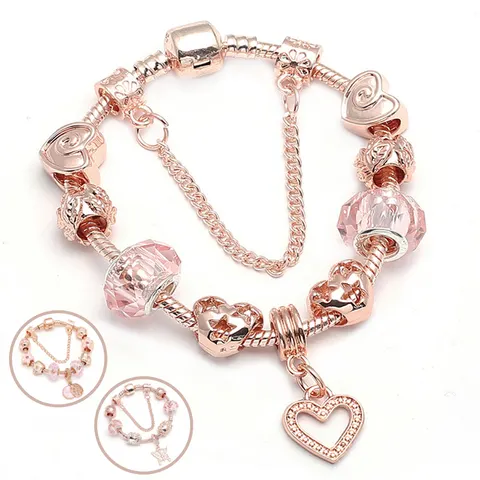 Roségold-Armband