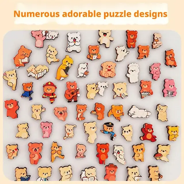Holzpuzzle Tiere 3
