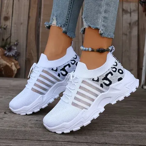 Damen-Leoparden-Sneaker