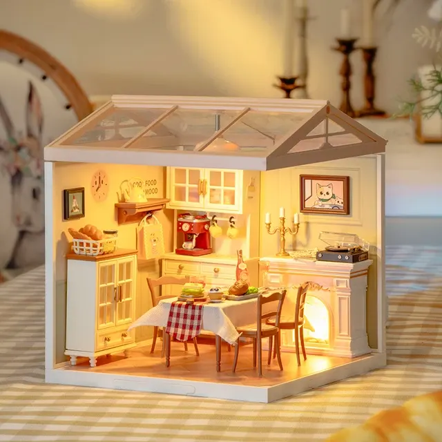 Miniatur-Puppenhaus-Bausatz 4