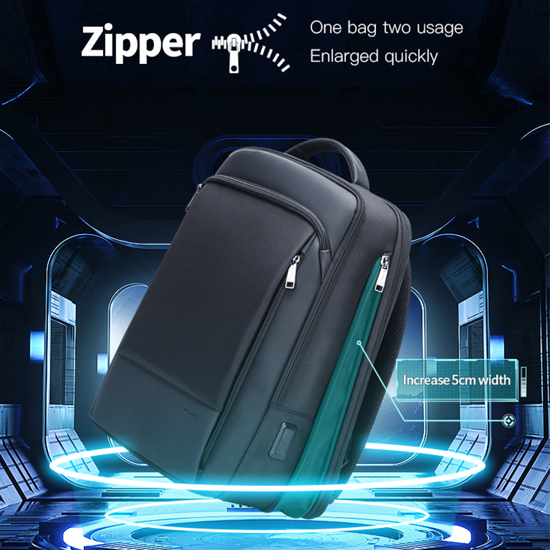 Wasserabweisender Laptop-Rucksack 15,6 Zoll USB 3