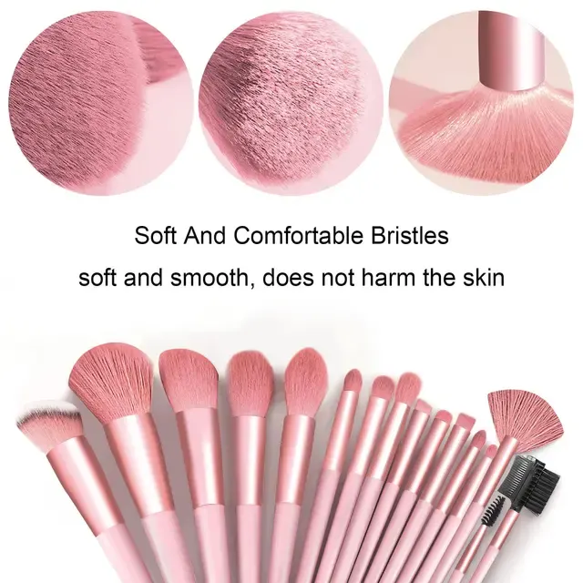 30-teiliges Make-up-Pinselset mit Foundation-Pinsel 2