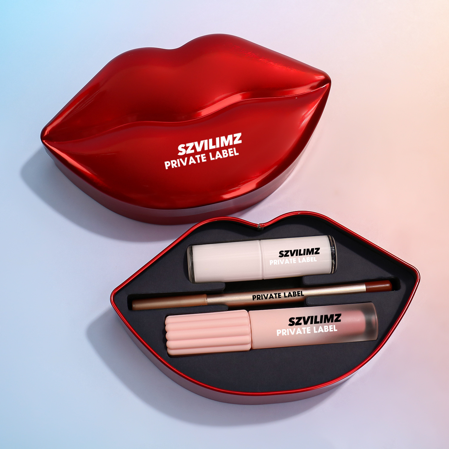 Niedliches Mundform Lippen-Geschenkset 2