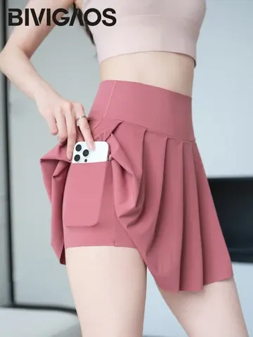 Faltenrock-Shorts