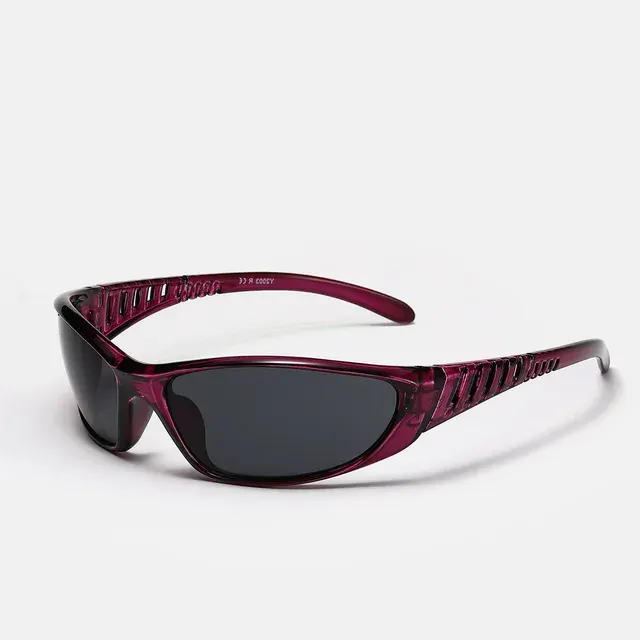 Y2K Sonnenbrille mit ausgehöhltem Rahmen 2