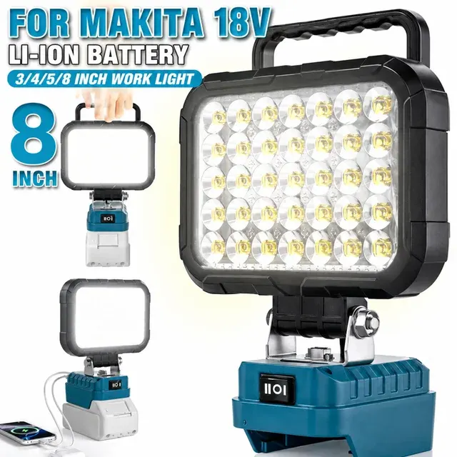 LED-Arbeitsleuchte mit USB und Laterne 2