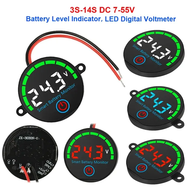 LED-Voltmeter für Lithium-Batterieanzeige 2