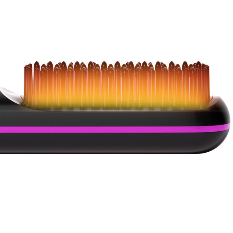 Tragbare LCD Haarglätter-Bürste mit Ionen-Funktion 4