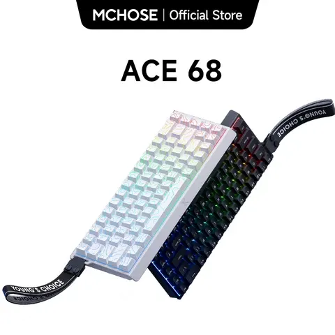 Magnetschalter-Gaming-Tastatur mit 68 Tasten