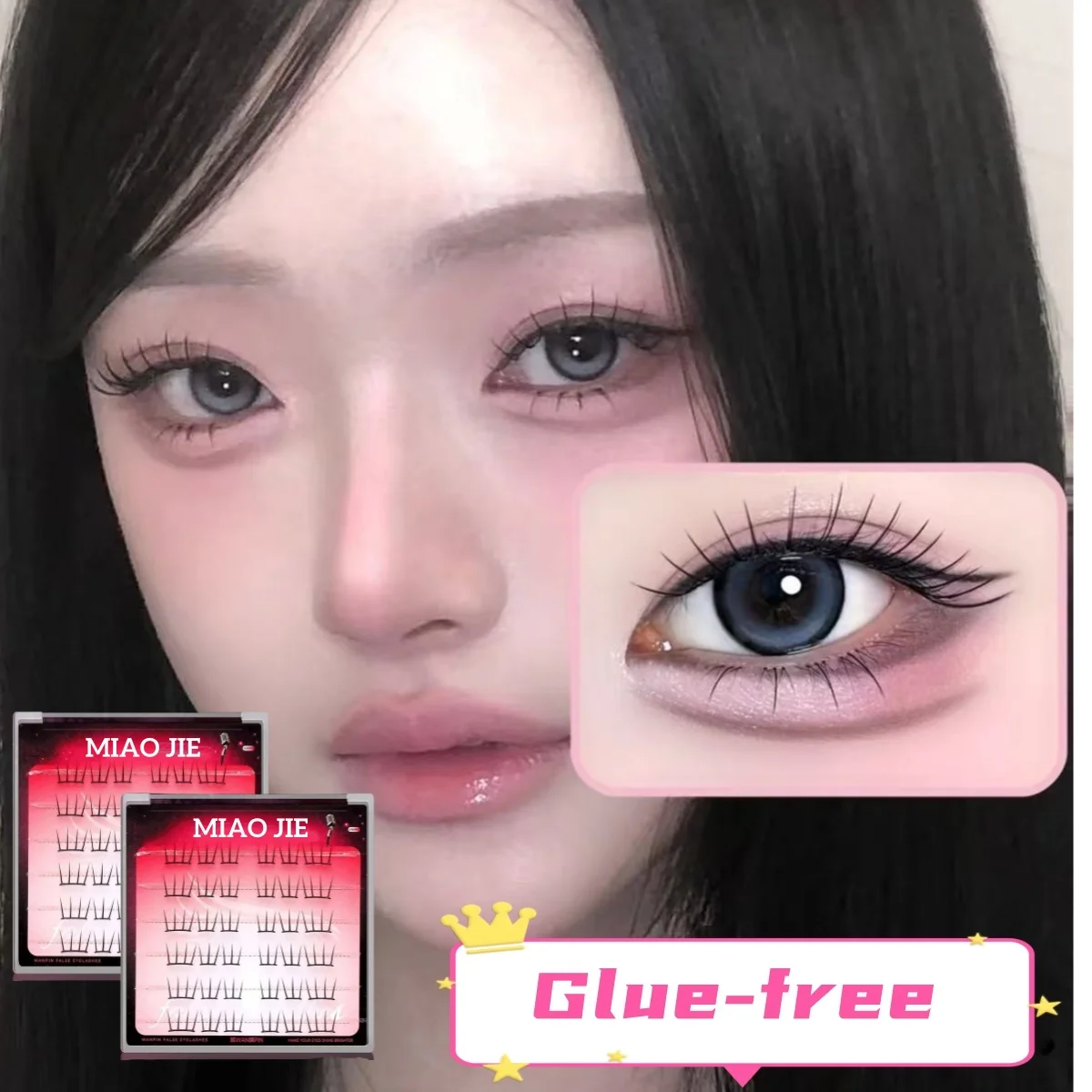 Selbstklebende Untere Wimpern