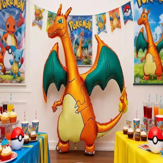 Pikachu und Charizard Folienballon-Set 4