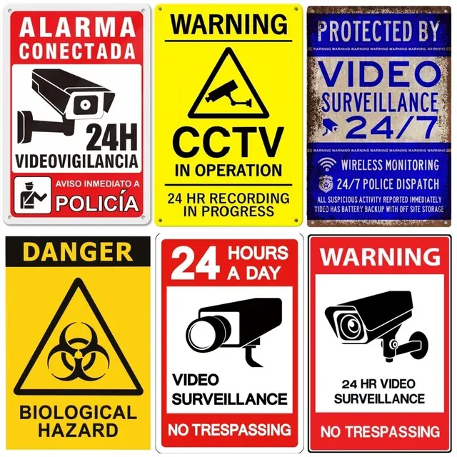 Videoüberwachungs-Schild 3