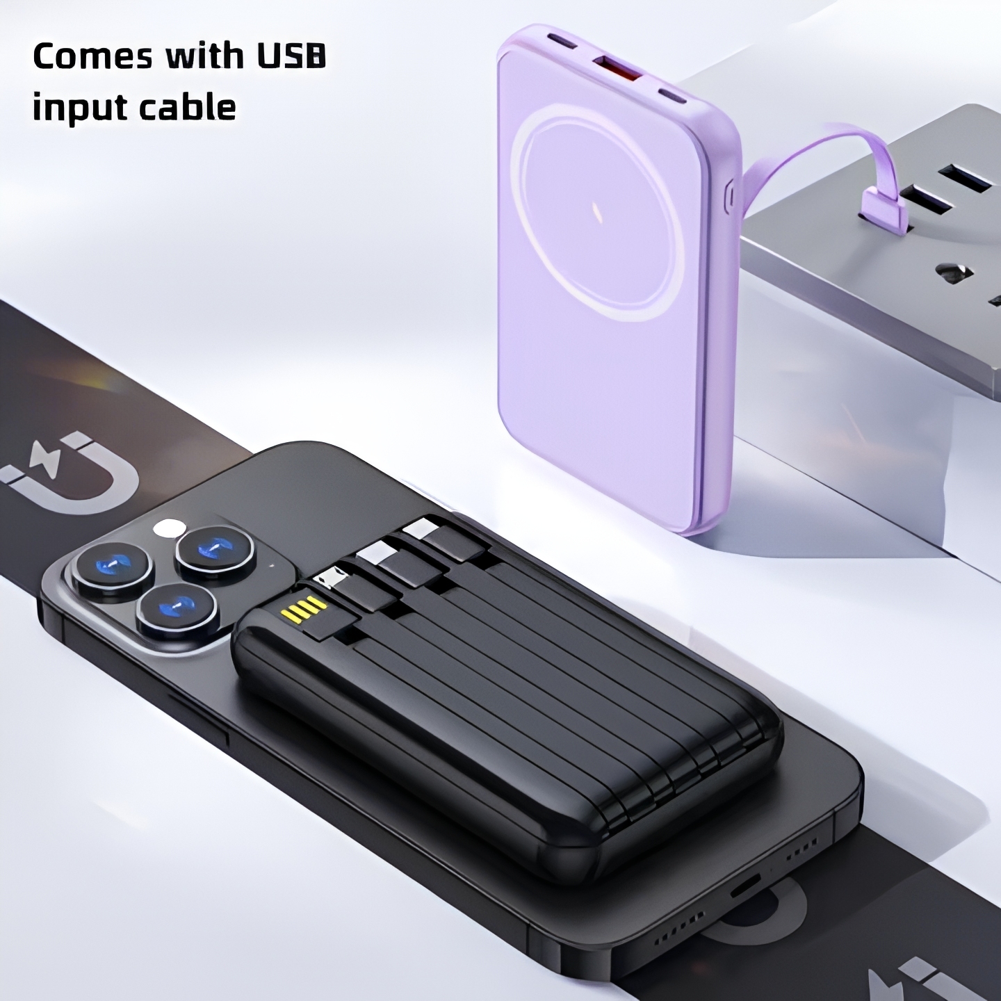 Magnetische 10000mAh USB-C Powerbank 4