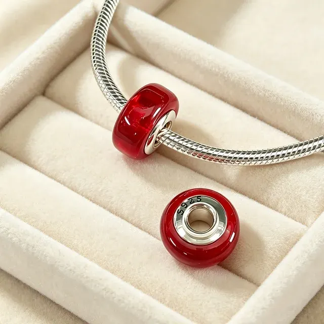 Silber-Lotus-Charm 3