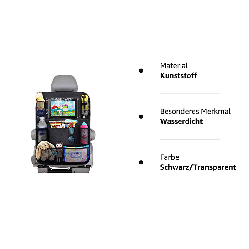 Auto-Rücksitz-Organizer aus Oxford-Gewebe mit Touchscreen-Fach 4