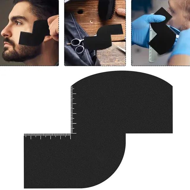Bartformschablone 3