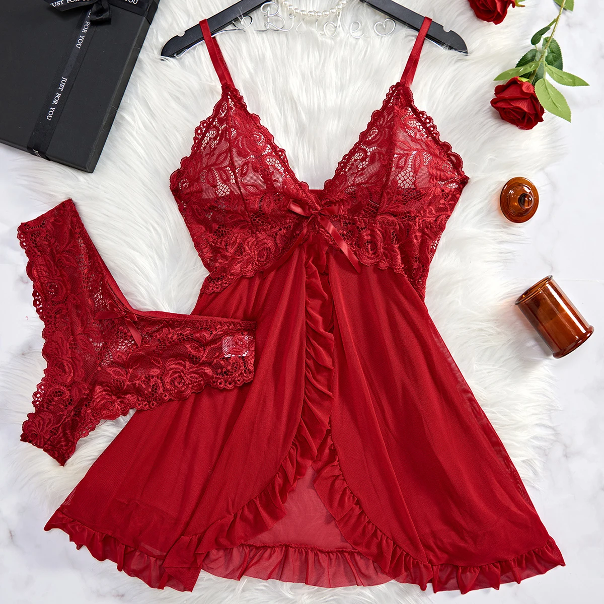 Dessous Nachthemd-Set 4
