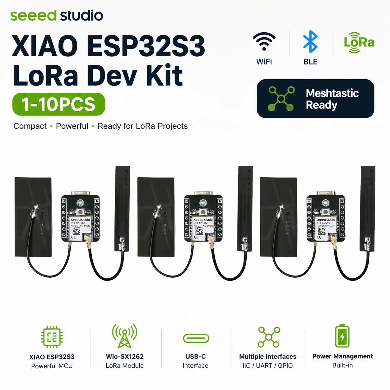 LoRa-Entwicklungsboard mit ESP32 S3 und WLAN