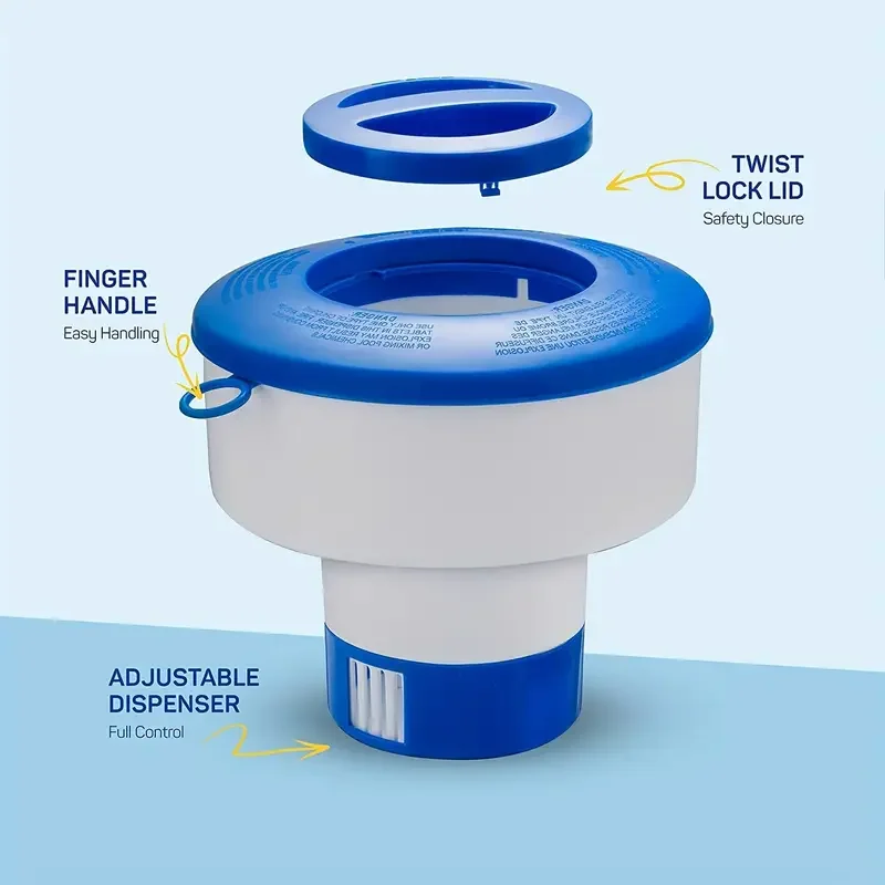 Schwimmender Chlortabletten-Spender für Pools 2
