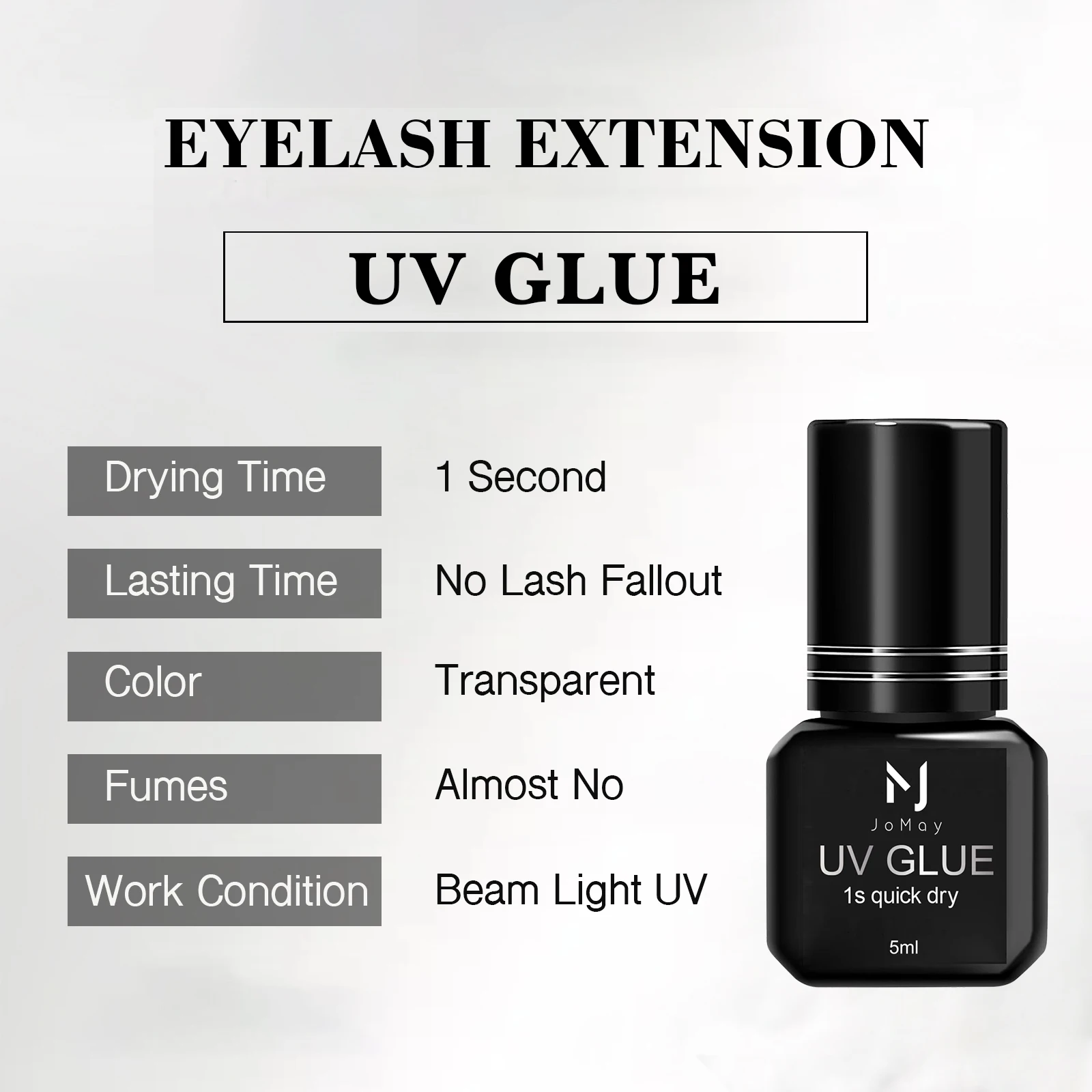 Farbloser UV-Wimpernkleber, schnelltrocknend 4