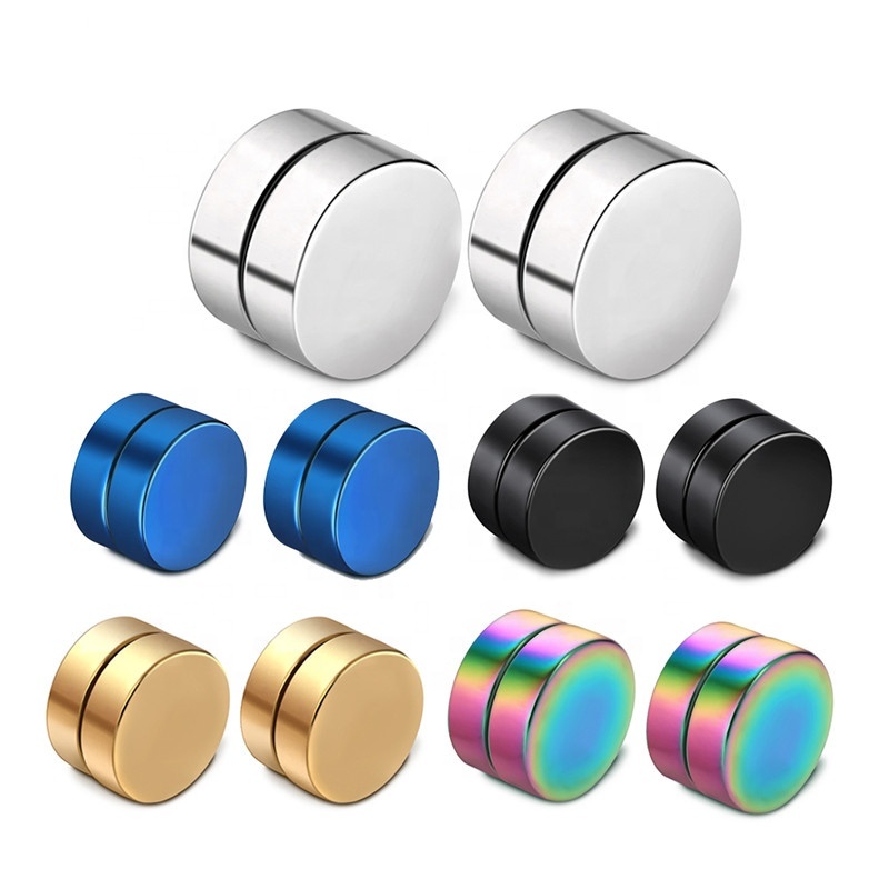 Magnetische Ohrstecker-Klemme Edelstahl Unisex