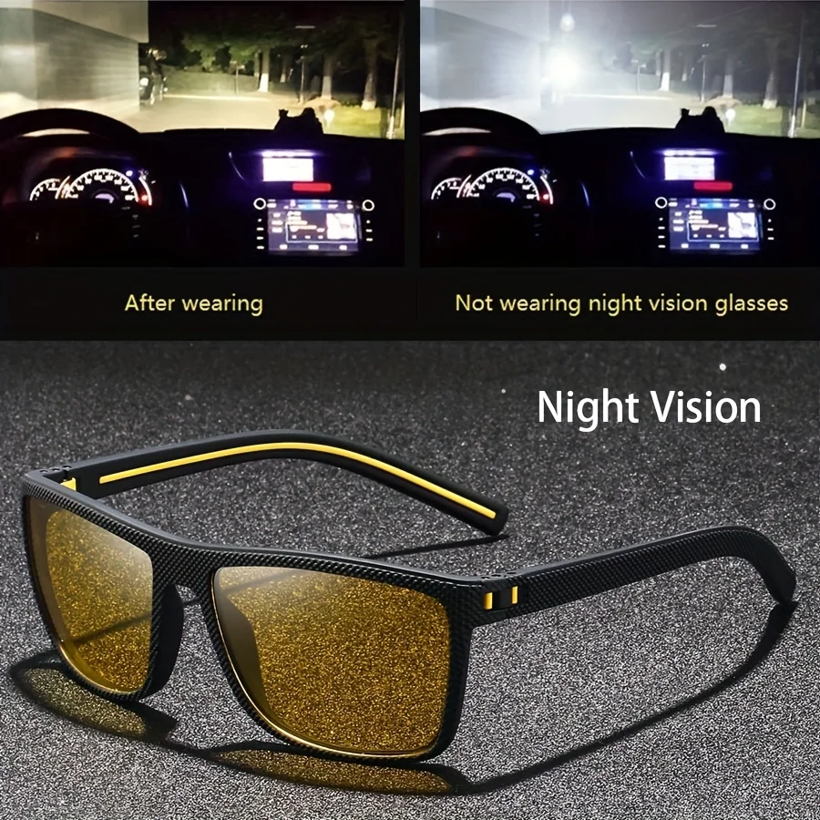 Gelbe Nachtsicht-Brille aus Polycarbonat 2