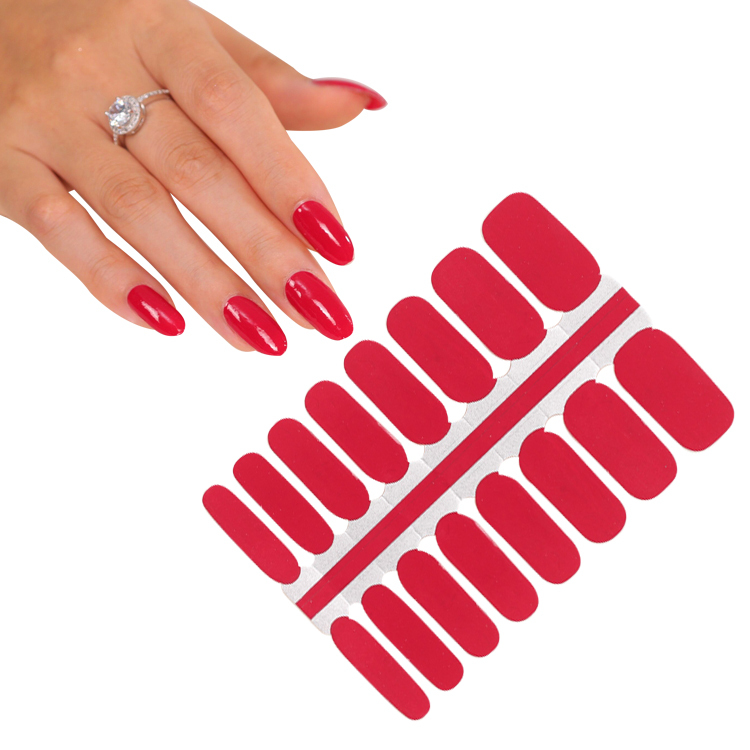Nagellack-Streifen im Jamberry-Stil