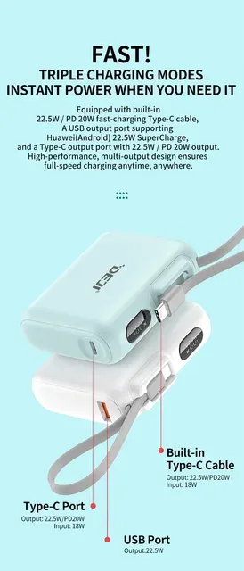 Smarte 50000mAh Powerbank für Mehrfachgeräte 4