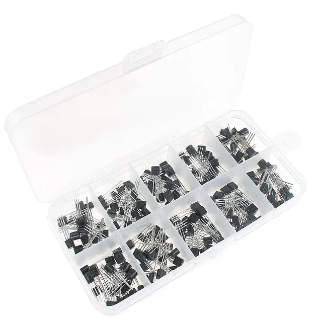 Transistor-Sortiment, 50–900 Stück, NPN und PNP 3